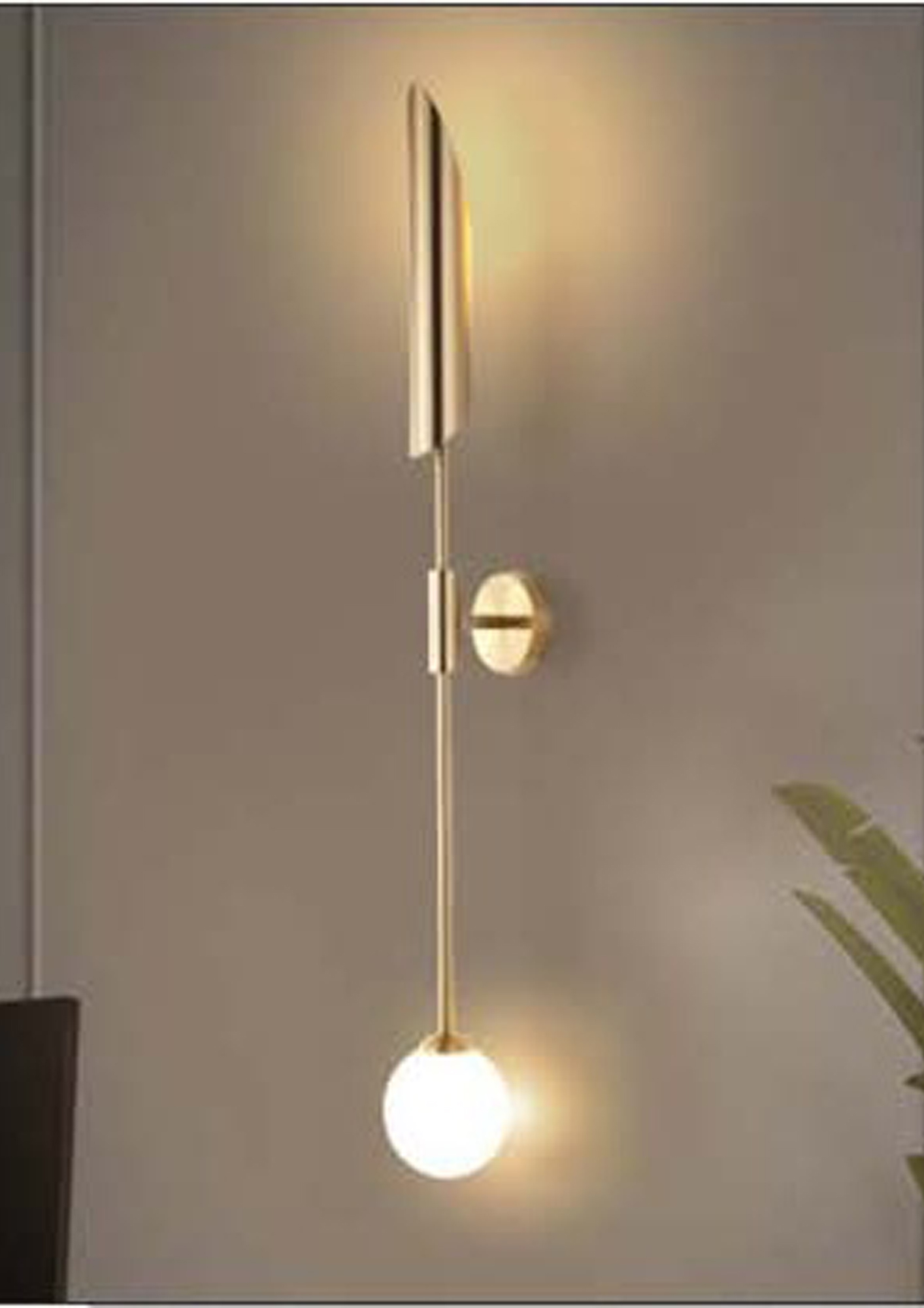 Beyond Lights - Gold Wall Lamp- GL